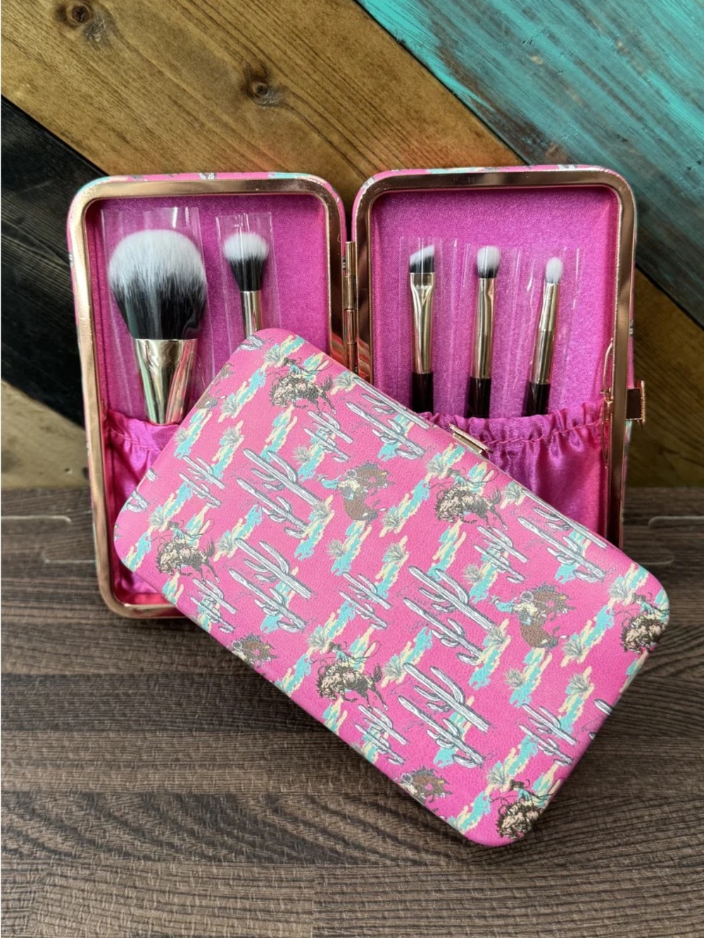 Sterling Kreek Blush & Broncs Makeup Brush Set